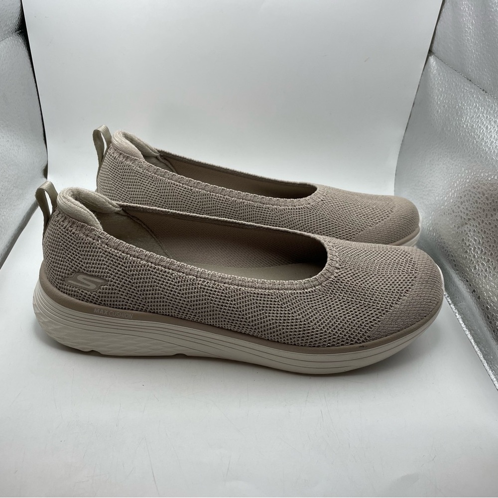 Skechers Max Cushioning Lite women’s taupe loafers size 8.5 - Picture 4 of 9